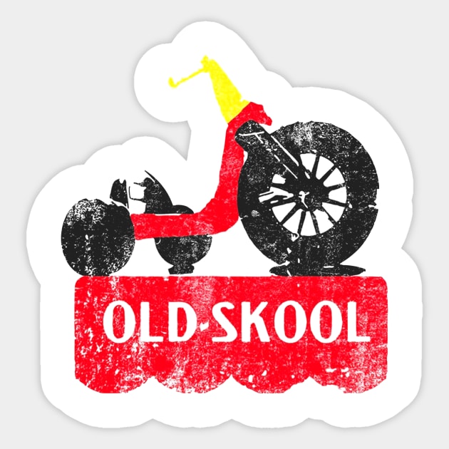 Old Skool TShirt Cool Sticker by adrinalanmaji
